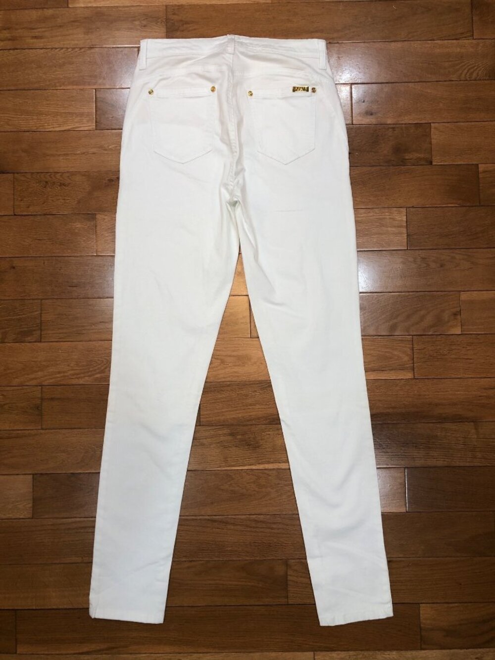 IMAN Smoothing & Sculpting White Skinny Jeans Size 8T - Picture 8 of 10